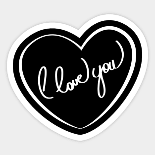 I Love You Sticker